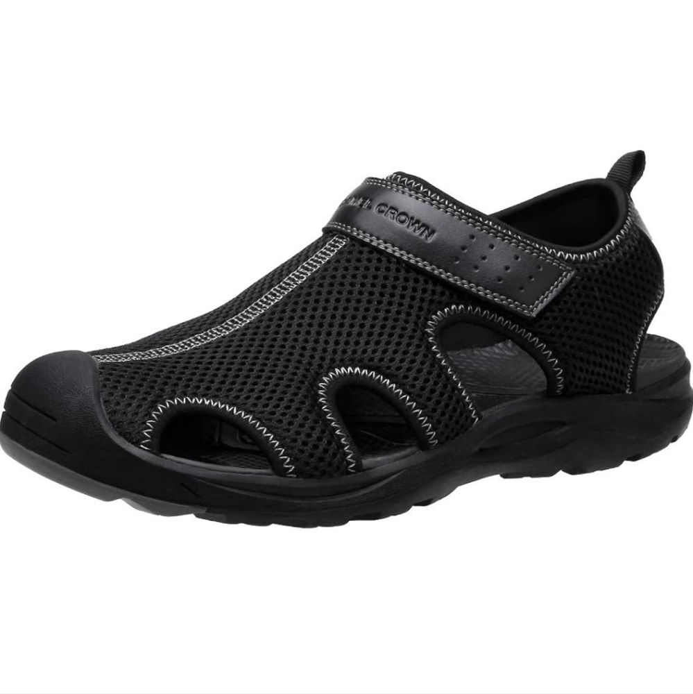 👣CAMEL CROWN Men's Mesh Hiking Sandals Closed-Toe Beach Sandal for Athletic - Picture 5 of 7